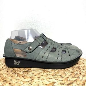 Alegria pesca 630 blue green veg sandals